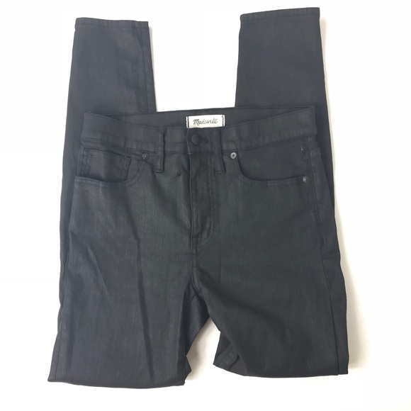 Madewell 9” High Rise Coated Skinny Jeans - Picture 2 of 7